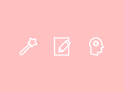 Quick icon set content design icons line icon strategy template ui