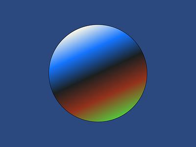 Turn 1 Lightning Bolt adobe illustrator blue circle clean coaster gg no re gradient graphic design illustration lightning bolt mana playoff simple sticker mule turn 1