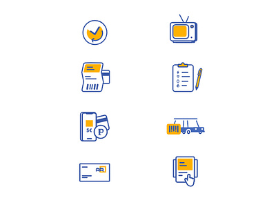 Pago Icons app icon illustration web