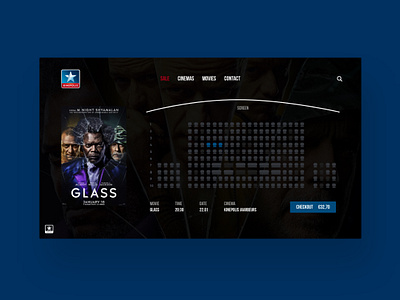 Design - Cinema tickets - Choose your seats choose cinema cinemas design glass infinite infinitedesign kinepolis movie movies seat seats smits tickets ui uiux uiuxdesign uiuxdesigner ux vidar