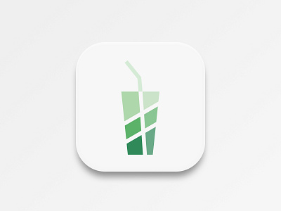 Daily UI #005 - App Icon app icon app icon design dailyui dailyui005 dailyuichallange smoothie white