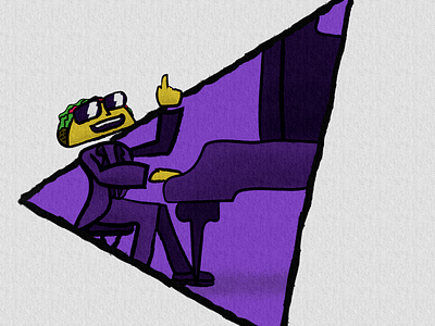 Taco Week Social Media Illustration illustration illustrator taco taco week