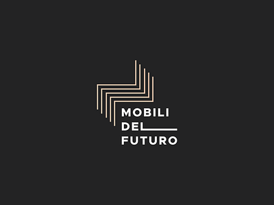 Mobili Del Futuro architect black branding chair dark design furniture furniture logo grey home house interior kitchen livingroom logo logotype minimal mobili modern sofa