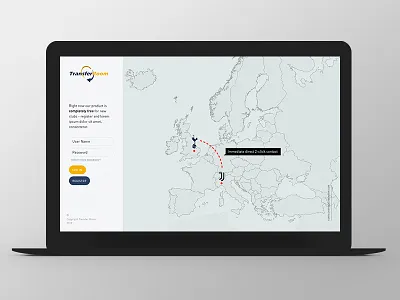 TransferRoom Second Line grid ui ux web website