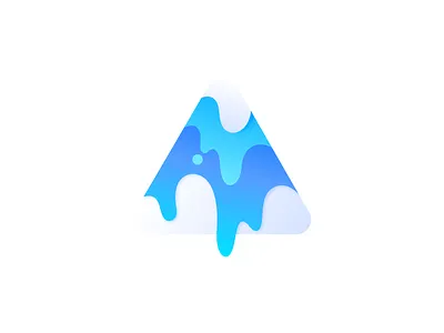 Mountain Blue 2019 blue colorful colors colorscheme colorswatch design dribbble flat gradients illustration ilustration vector