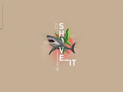 MicroDsg 01 [ My Own Summer ] color deftones design digital digitalart illustration inspiration shark typography