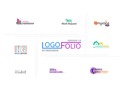 LogoFolio V1.0 beautiful logo designs branding branding logos construction logos dashboard logo illustration logo logo design logo versions logofolio logofolio v1.0 myvoice.com logo real estate logos shopping logo typography vector