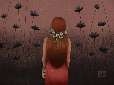 背影系列（一）——拂晓 My back series (1) - dawn character design girls illustration illustrator