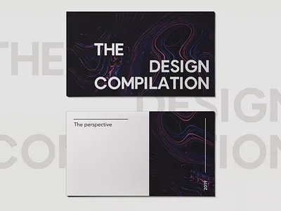 The Design Compilation black brand business cards design dribbble grey white