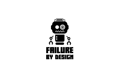 Failure By Design Logo ai branding design icon illustration logo typography vector