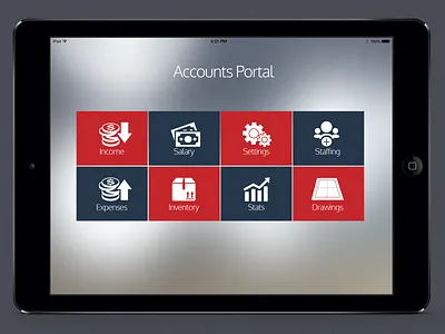 Account Portal branding design ui ux