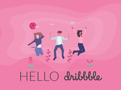 My Debut on Dribbble debut debuts debutshot illustration