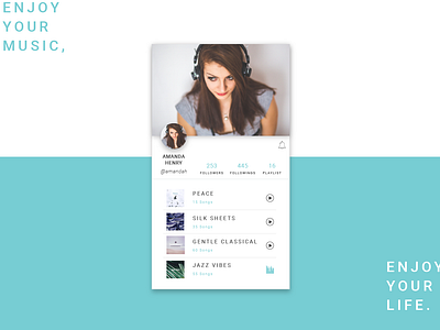 Daily UI Challenges - User Profile. app dailyui design icon illustration ui vector