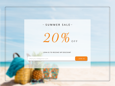 Daily UI - Popup-overlay colortheory dailyui design hierarchy illustration popup typography ui vector