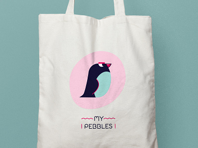 Penguin Anguin bag bag design bird bird illustration brand brand identity branding design graphic design identity illustration