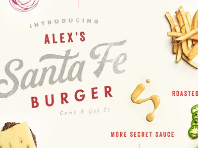 Burger Type badgedesign burger chilis food logo restaurant type typography