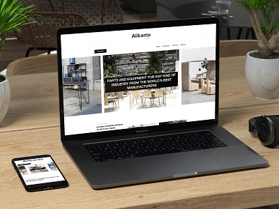 web design for alikante, Bratislava, Slovakia brand design minimal ui ux web