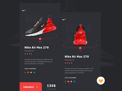 Nike Store dribbble landing mobile nike nike air max nike running nike store shoes uidesign ux