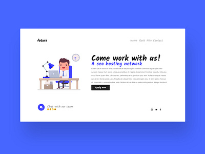 SEO Hosting Network - Design - Vacancy page adwords apply future google hosting infinitedesign landing landingpage page seo social ui uidesign uiux uiuxdesign uiuxdesigner uxdesign vacancy vidar work