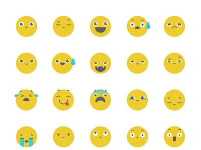 Genially emojis app art direction artdirection branding color design digital flat genially gradient icon illustration ui vector web website