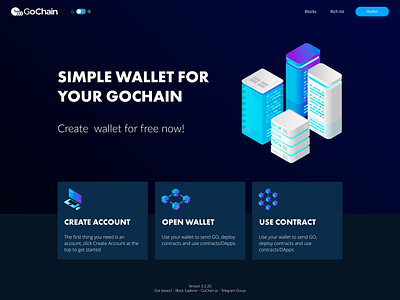 GoChain - Crypto Explorer bitcoin bitcoin exchange bitcoin services bitcoins chain crypto crypto exchange cryptowallet finance fintech gocco gochain money payment transfer ui ux ux ui wallet web