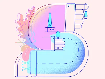 S for 36 Days for Type digital art ilustration typography vector art