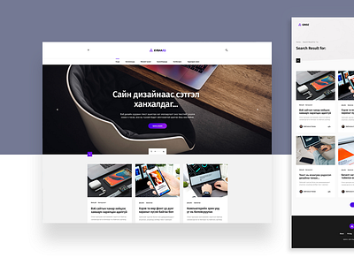 Another Homepage Design blog clean envato gradient homepage inspire magazine themeforest ui pack wordpress