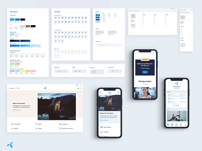 Telenor digital guidelines anti colours design system digital icons kit kit ui menu telenor