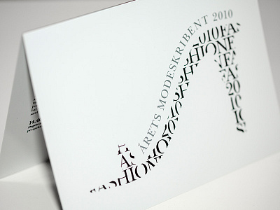 Invitation for fashion event art direction branding design fashion graphic design invitation layout typography