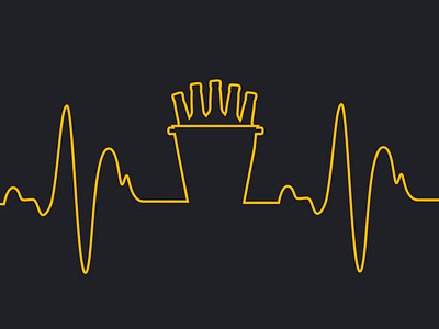 "My heart beats beer" - Social Media content branding design illustration social media