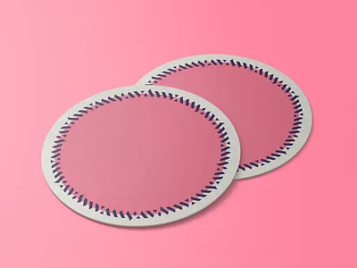 Coaster coaster design maya print