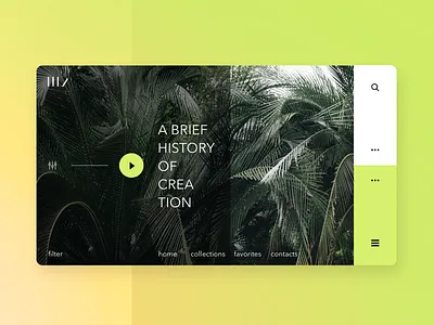 Organic Design_1 design flat illustration site sketch typography ui ux vector web