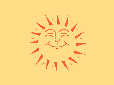 Keep On the Sunny Side bright drawing happy illustration sketch sun sun rays