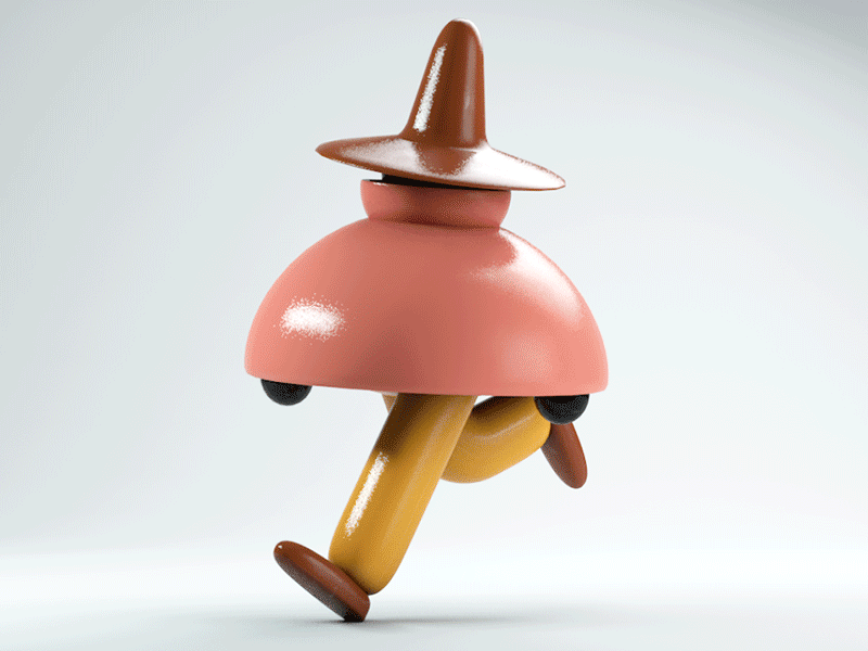 3D Animation Test 3d 3d art animation character character design cinema 4d design gif loop test walkcycle wip