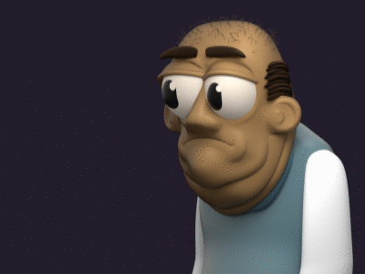 Fellow 3d character