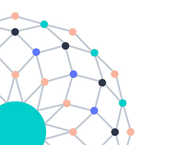 A complex system aggregate b2b branding connected design digital ecosystem icon illustration network startup syndication tech ui vector web