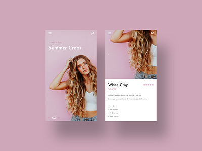 Fashion App clean daily ui dailyui design fashion fashion app instagram minimal modern simple ui ui design ui designer user interface ux design web design