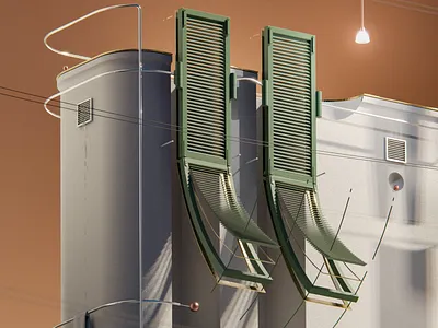 Italy #1 3d architecture art artwork design illustration inspiration interpretation italy series surreal windows