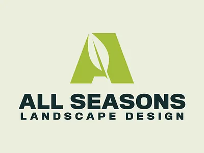All Seasons brand brand identity branding contractor contractors custom logo landscaping lawn care logo logo design
