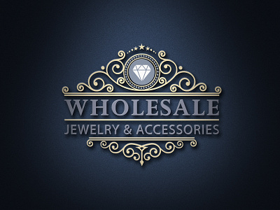 Wholesale Jewelry Accessories Logo Design app branding design flat icon illustration illustrator logo logo 3d logo design typography ui ux vector website