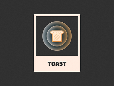 Toast! 3d brand branding bread card figma glow gradient grain icon illustration logo logo design mark noise poster symbol texture toast wheat