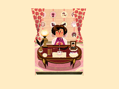 Teeny Tiny Office andrew kolb cat lady cat person defense against the dark arts diorama dolores umbridge harry potter illustration kolbisneat order of the phoenix teeny tiny