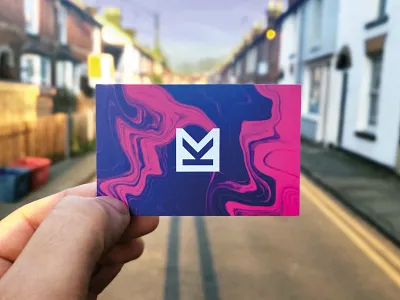 MK Personal Business Card abstract brand brand identity brand identity design branding busines card business card design colour design designer designer for hire graphic design logo logo design logo inspiration media mk logo monogram personal branding photoshop