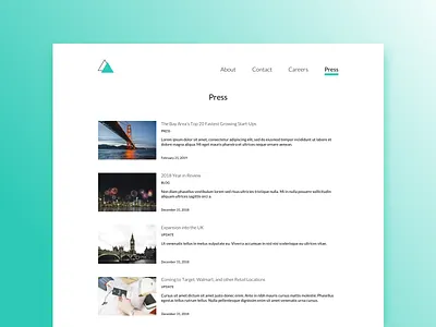 Daily UI #051 Press Page daily ui press ui design uiux user interface ux design