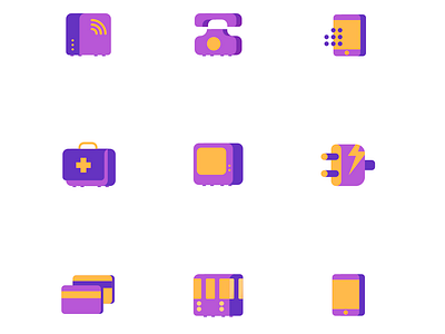 basic icon of needs basic icon cellular electric hospitals icon icon set internet mobile phone modem phone television train ui ux