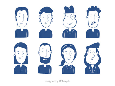 People Avatars avatar business character girl head human man people profile social social media woman