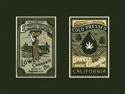Lowell Herb Co. art artwork branding design direction graphic graphicdesign illust illustration lettering logo packagedesign packaging type typography vintage