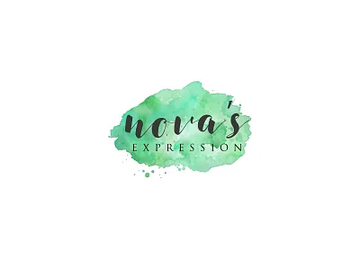 Feminine logo female logo feminine logo logo design watercolor logo