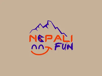 Nepalifun branding business logo creative design logo logo design minimal logo minimalist logo