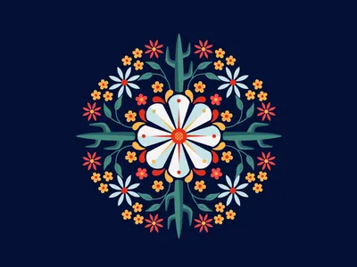 Flowers adobe art artistic artwork background creation design flat design flowers flowers illustration graphic design illustration illustrator pattern pattern art ui vector wallpaper